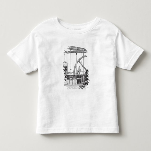 Camiseta De Bebé Motor de vapor (Anverso)