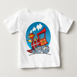 Camiseta De Bebé Motor del tren del dibujo animado