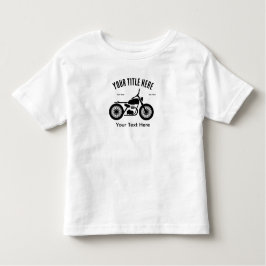 Camiseta De Bebé Motorcycle Ride Speed and Freedom Design