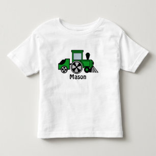 Camiseta De Bebé Motores de tren felices/ecológicos