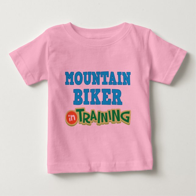 Camiseta De Bebé Motorista de la montaña en el entrenamiento (Anverso)