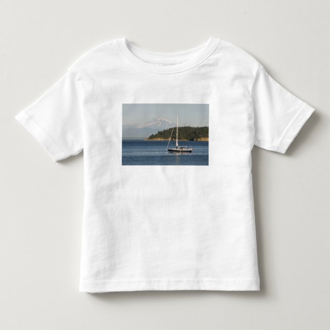 Camiseta De Bebé Mount Baker domina el paisaje (Anverso)