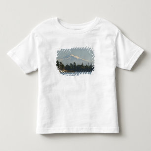 Camiseta De Bebé Mount Baker domina el paisaje