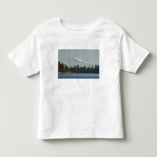 Camiseta De Bebé Mount Baker domina el paisaje (Anverso)