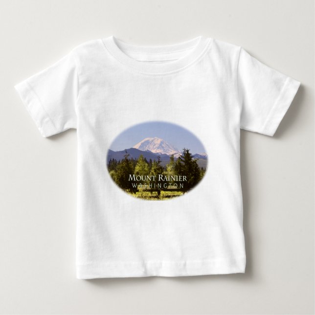 Camiseta De Bebé Mount Rainier, Washington (Anverso)