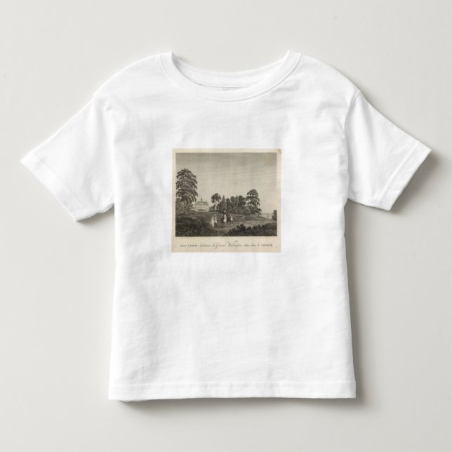 Camiseta De Bebé Mount Vernon, hogar de general Washington (Anverso)