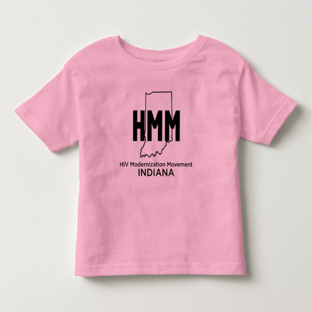 Camiseta De Bebé Movimiento de Modernización del VIH Indiana (Anverso)