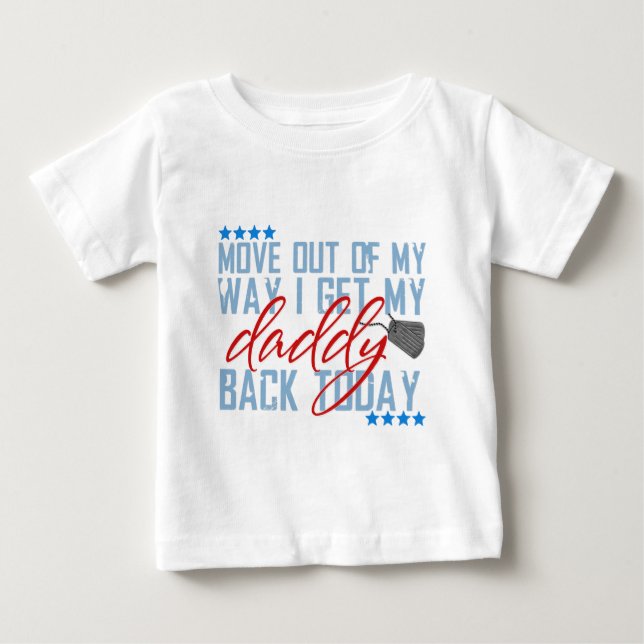 Camiseta De Bebé Movimiento fuera de mi manera consigo mi parte (Anverso)