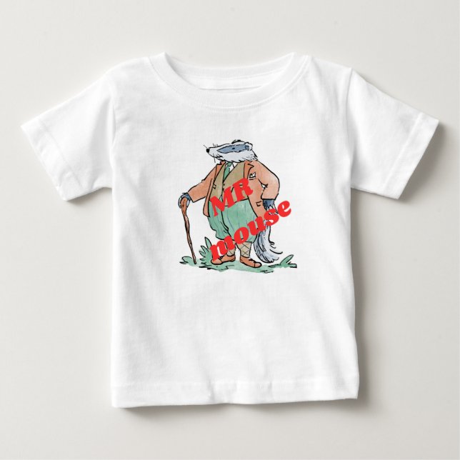 Camiseta De Bebé  Mr. Mouse – The Gentle Little Explorer (Anverso)