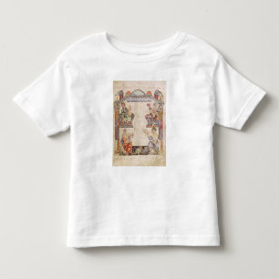 Camiseta De Bebé Ms 2 músicos fol.11 cuatro, de un libro de horas