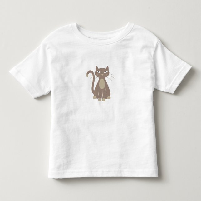 Camiseta De Bebé Ms Brown Cat (Anverso)