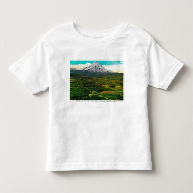 Camiseta De Bebé Mt. Capilla del río de Hood River ValleyHood, O (Anverso)