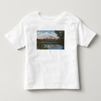 Camiseta De Bebé Mt. Capilla, Oregon - vista de la montaña de