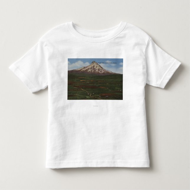 Camiseta De Bebé Mt. Capilla, Oregon - vista de la montaña de la (Anverso)