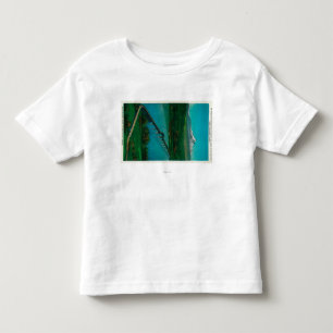 Camiseta De Bebé Mt. Capilla y puente de la autopista en los