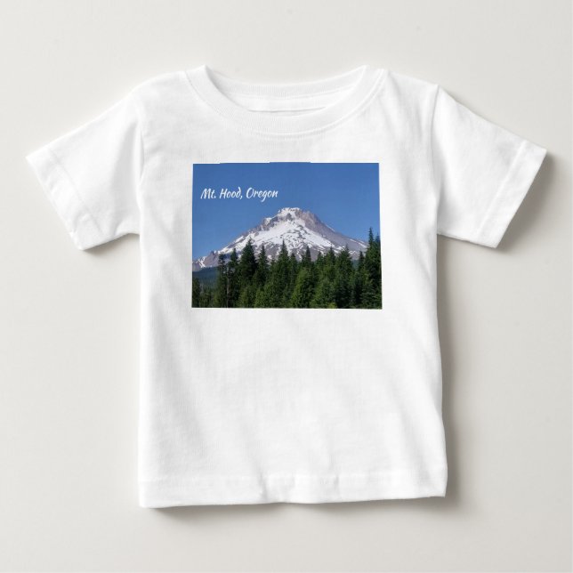 Camiseta De Bebé Mt. Hood Ski Bowl Baby T-Shirt (Anverso)