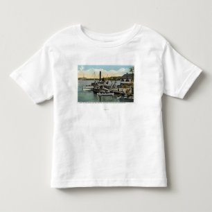 Camiseta De Bebé Mt. Washington, vapores del gobierno Endicott