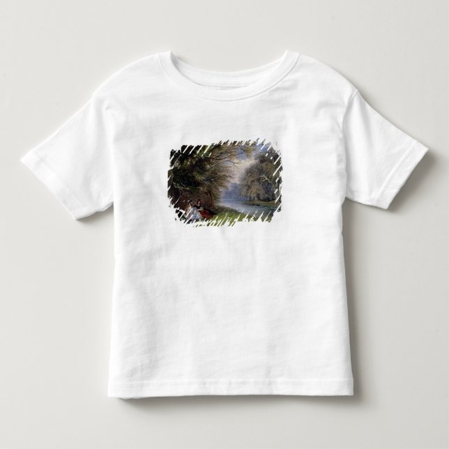 Camiseta De Bebé Muchachas a orillas de un río (Anverso)