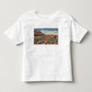 Camiseta De Bebé Muchedumbres en la playa delante del casino