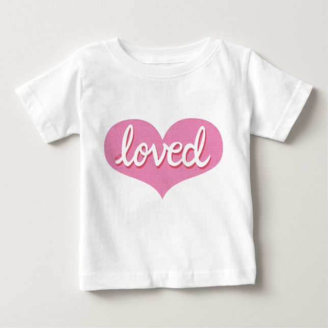 Camiseta De Bebé Mucho amor - (Anverso)