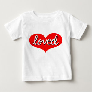 Camiseta De Bebé Mucho amor - Infantes