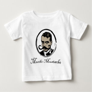 Camiseta De Bebé Mucho Mustacho - Zapata