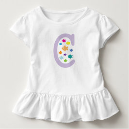 Camiseta De Bebé Muchos peces en el pez dorado "C"_multicolor