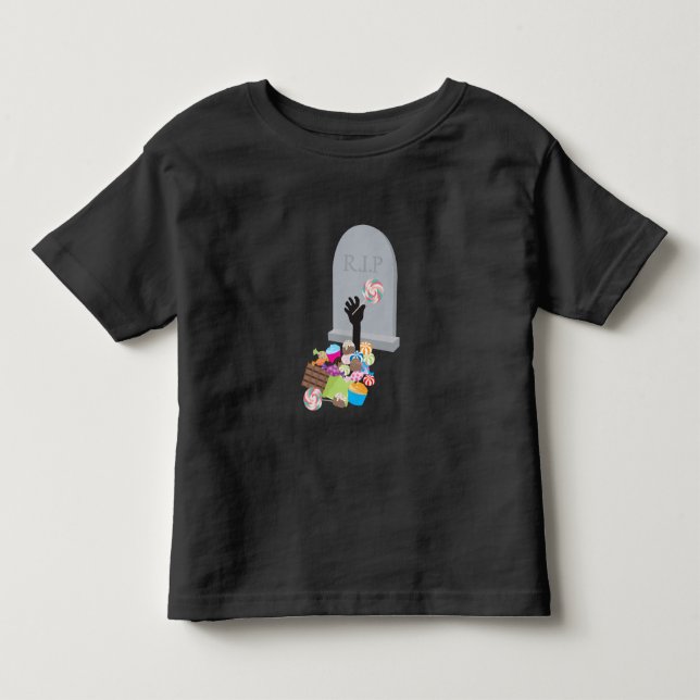 Camiseta De Bebé Muerte por diseño de Candy Halloween (Anverso)