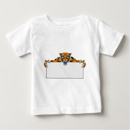 Camiseta De Bebé Muestra de la mascota del tigre
