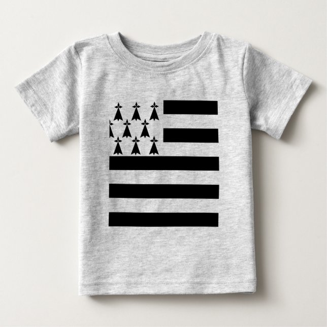 Camiseta De Bebé Muestra tus colores - Bretaña (Anverso)
