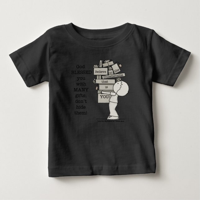 Camiseta De Bebé Muestra Tus Dones (Anverso)