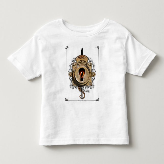 Camiseta De Bebé MUGGLE WORTHY™ Lock (Anverso)