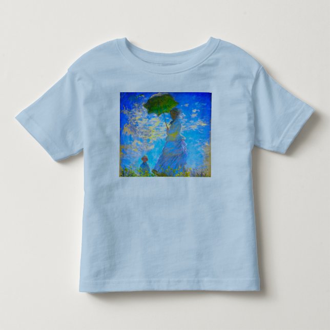 Camiseta De Bebé Mujer con Parasol de Monet (Anverso)
