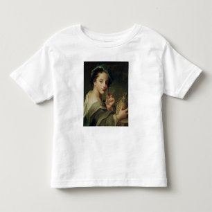 Camiseta De Bebé Mujer con un vaso de vino