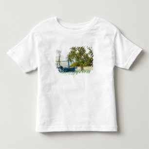 Camiseta De Bebé Mujer en pequeño barco pesquero tradicional,
