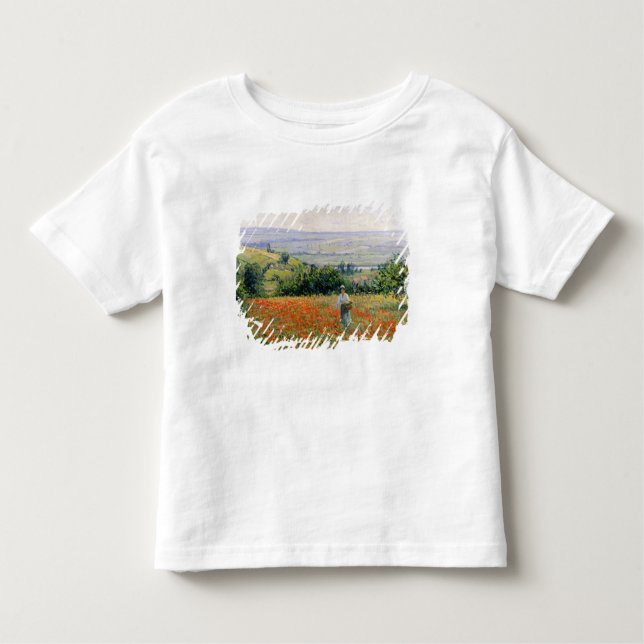 Camiseta De Bebé Mujer en un campo de adormidera (Anverso)
