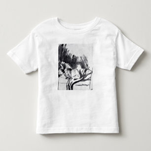 Camiseta De Bebé Mujer enferma en una cama, tal vez Saskia