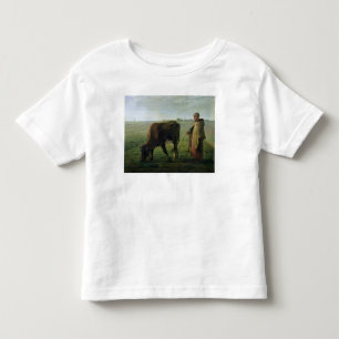 Camiseta De Bebé Mujer enloqueciendo su vaca, 1858