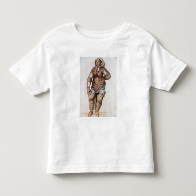 Camiseta De Bebé Mujer esquimal y bebé (Anverso)