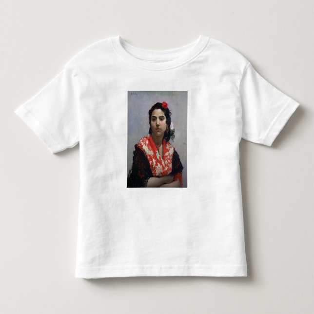 Camiseta De Bebé Mujer gitana (Anverso)