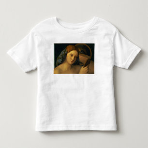 Camiseta De Bebé Mujer joven en su inodoro