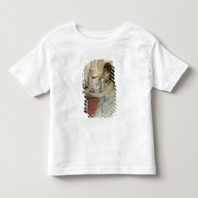 Camiseta De Bebé Mujer joven que le regala la cara, 1877 (Anverso)