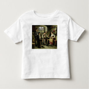 Camiseta De Bebé Mujer joven que toca una cítara