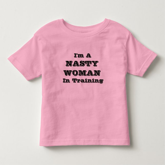 Camiseta De Bebé MUJER NASTIDISTA Entrenando Ropa Infantil (Anverso)