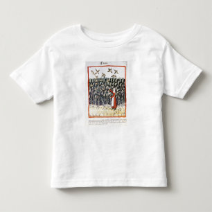 Camiseta De Bebé Mujer protegiendo su cosecha de mijo