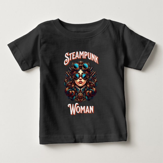 Camiseta De Bebé Mujer Steampunk (Anverso)