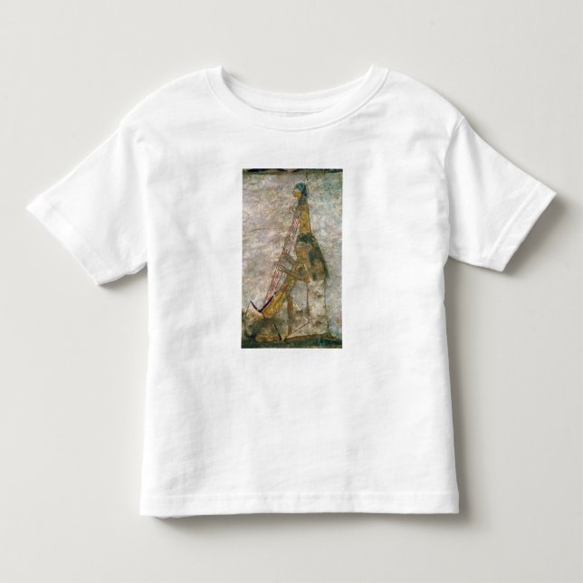 Camiseta De Bebé Mujer tocando un arpa arqueada (Anverso)