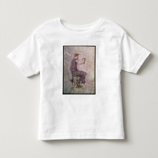 Camiseta De Bebé Mujer vertiendo perfume en un filosofo (Anverso)