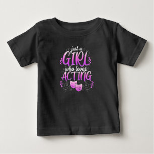 Camiseta De Bebé Mujeres Actriz Chica Actuación Musicales de Broadw