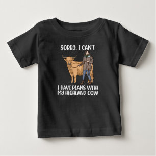 Camiseta De Bebé Mujeres amantes de las vacas de montaña vacas esco